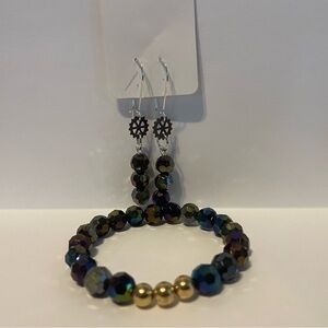 🖤 Bracelet and earring set 🖤